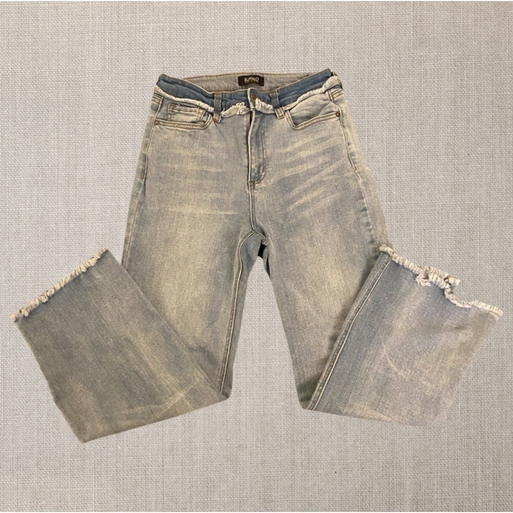 BUFFALO Women’s Ivy High Rise Wide Leg Jeans